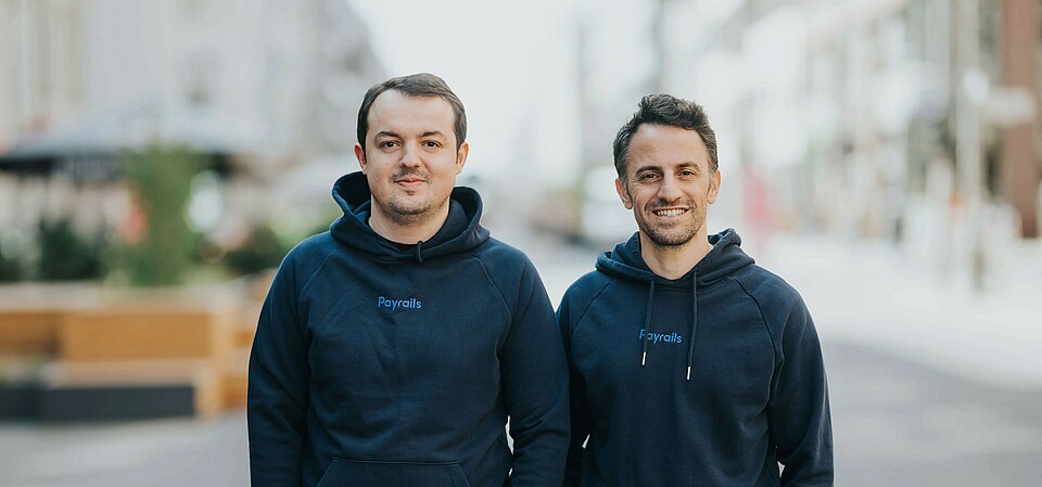The Payrails founders: Orkhan Abdullayev (CEO) Emre Talay (COO)