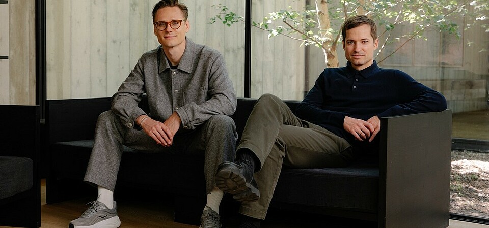 The Taktile founders, Maik Taro Wehmeyer and Maximilian Eber
