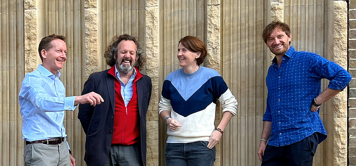 Massive impact: Jonathan Cumming, Dr Chris Coleridge, Dr Nicky Dee, and Michael Langguth. Manager and founders of Cambridge venture builder Carbon Thirteen, Jonathan Cumming, Dr Chris Coleridge, Dr Nicky Dee, and Michael Langguth.