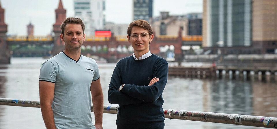 Daniel Seidel and Sven Przywara from LiveEO Daniel Seidel and Sven Przywara from LiveEO