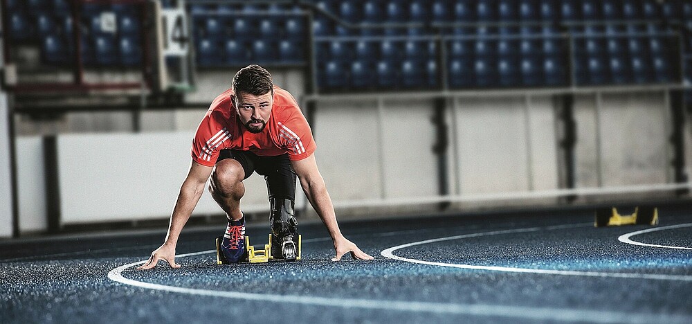 Paralympics winner and Ottobock Ambassador Heinrich Popow