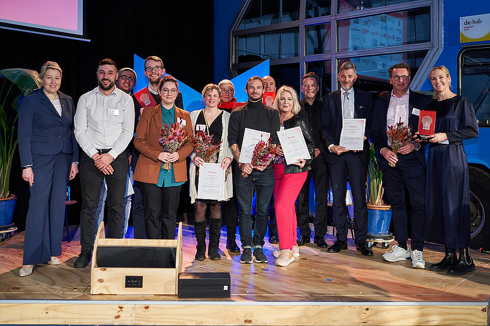 The winners of the Berlin-Brandenburg 2024 Innovation Award The winners of the Berlin-Brandenburg 2024 Innovation Award