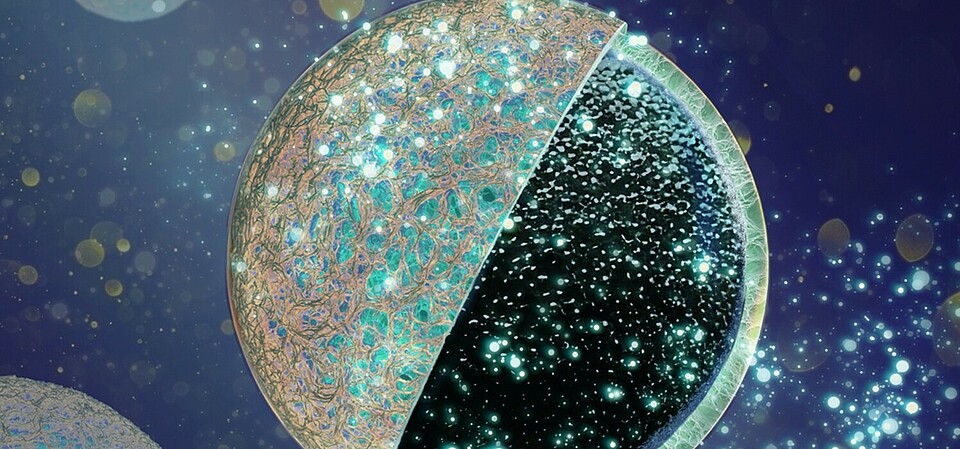 An outer protective layer shields the porous core of the carbon anode from unwanted deposits, thereby increasing the battery's performance.