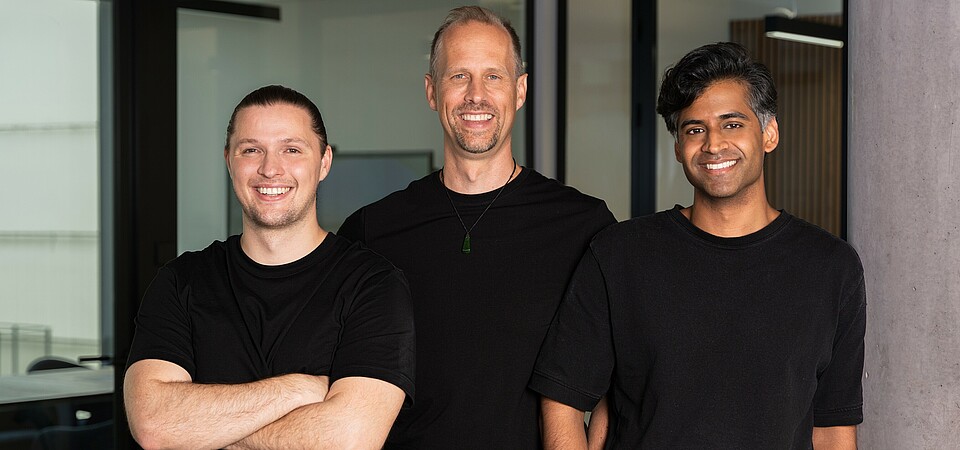 Frank Hutter, Noah Hollmann, Sauraj Gambhir, Co-founders, Prior Labs Frank Hutter, Noah Hollmann, Sauraj Gambhir, Co-founders, Prior Labs