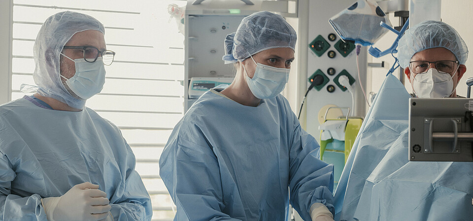 Surgical team in the operating room