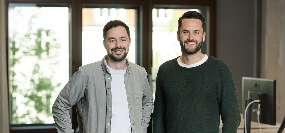 Dan Kreibich, Philipp von Lamezan, Managing Directors of SQUAKE Dan Kreibich, Philipp von Lamezan, Managing Directors of SQUAKE